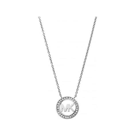 silver michael kors necklace|michael kors jewellery uk.